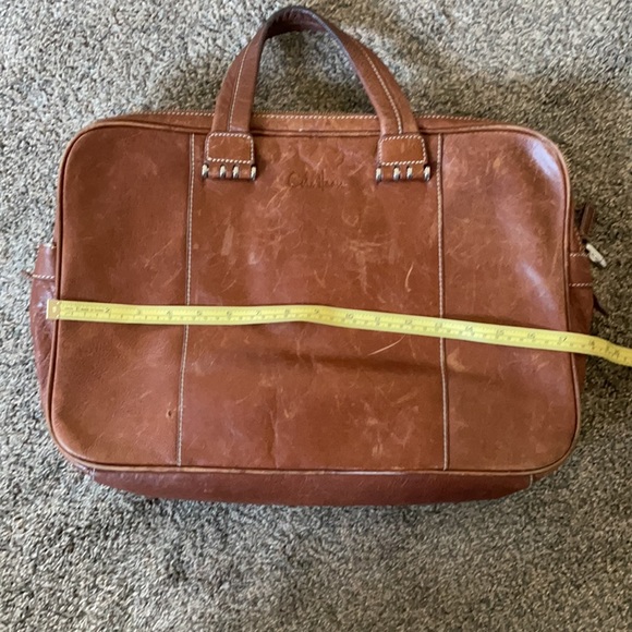 Cole Haan Leather Messenger Bag - Picture 4 of 13
